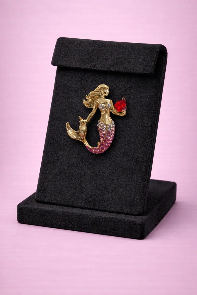 Deniz Kızı Figürlü Broş