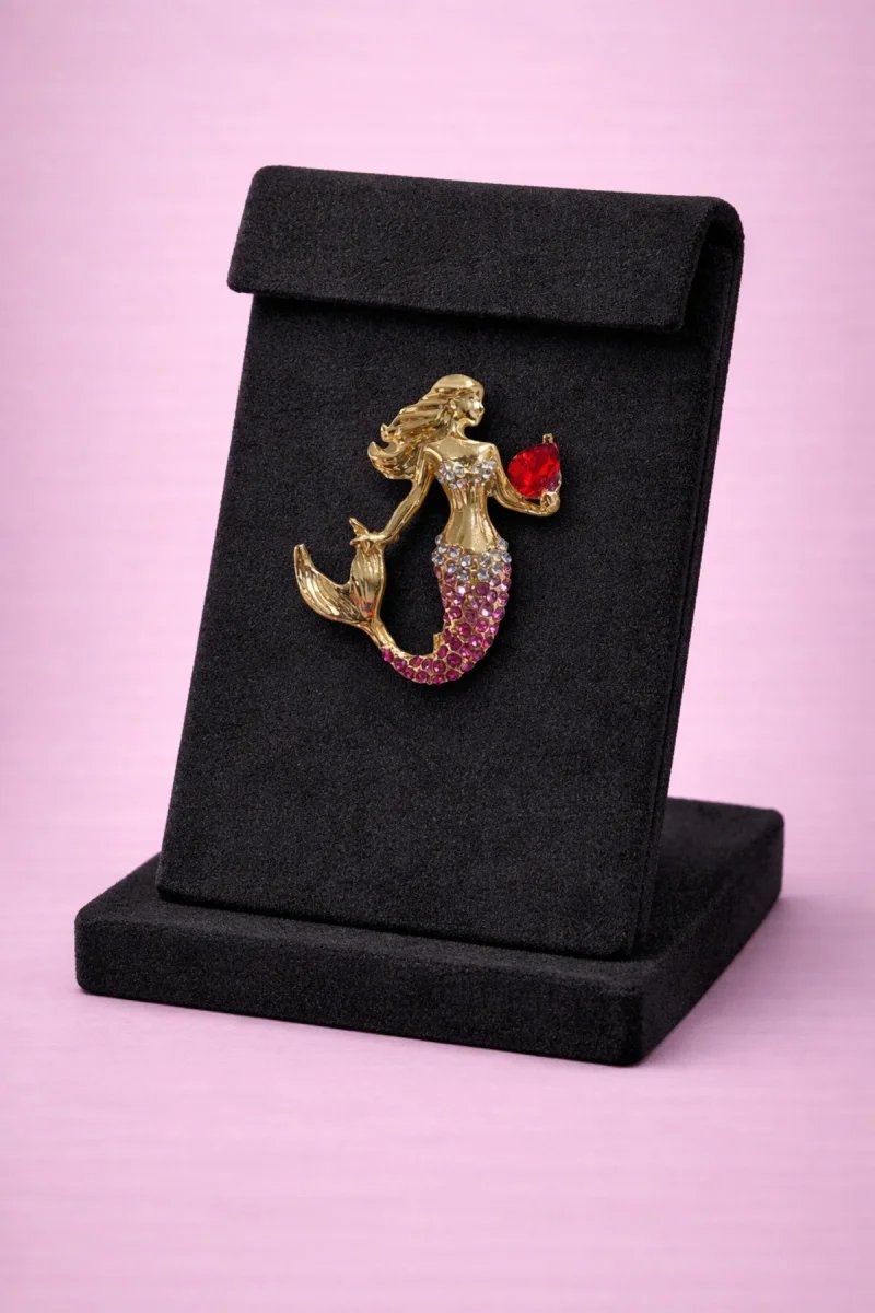 Deniz Kızı Figürlü Broş